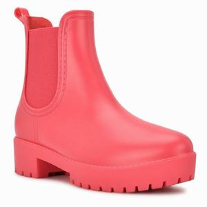 Nine West Rainy Chelsea Rain Boots - Pink - Ireland (RP4076513)